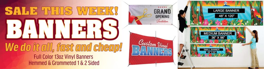 The Power of Vinyl Banners: Boost Your Political Campaign with Eye-Catching Graphics