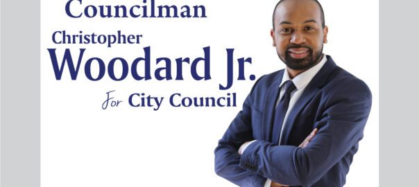 Christopher Woodard Campaign Sign 24x18