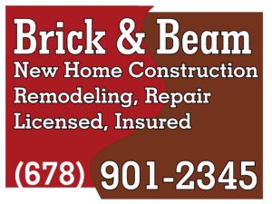 Brick & Beam construction, remodeling, repair.