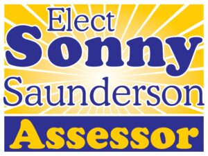 Elect Sonny Sanderson for Assessor.