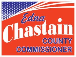 Edna Chastain County Commissioner